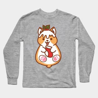 Christmas Corgi Long Sleeve T-Shirt